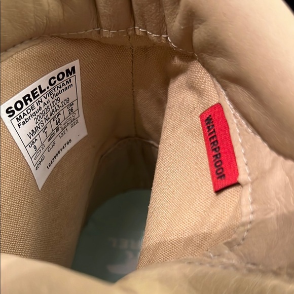 NWT + Box | SOREL Women’s Lennox Combat Boots | Canoe Tan | 9 - Picture 13 of 13